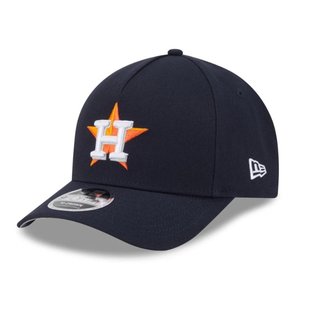New Era® Houston Astros 9FORTY™ M-Crown A-Frame Snapback in Navy